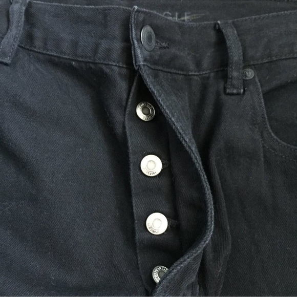 AMERICAN EAGLE Plus HI RISE GIRLFRIEND black jeans women’s size 14 XLong - Picture 4 of 10